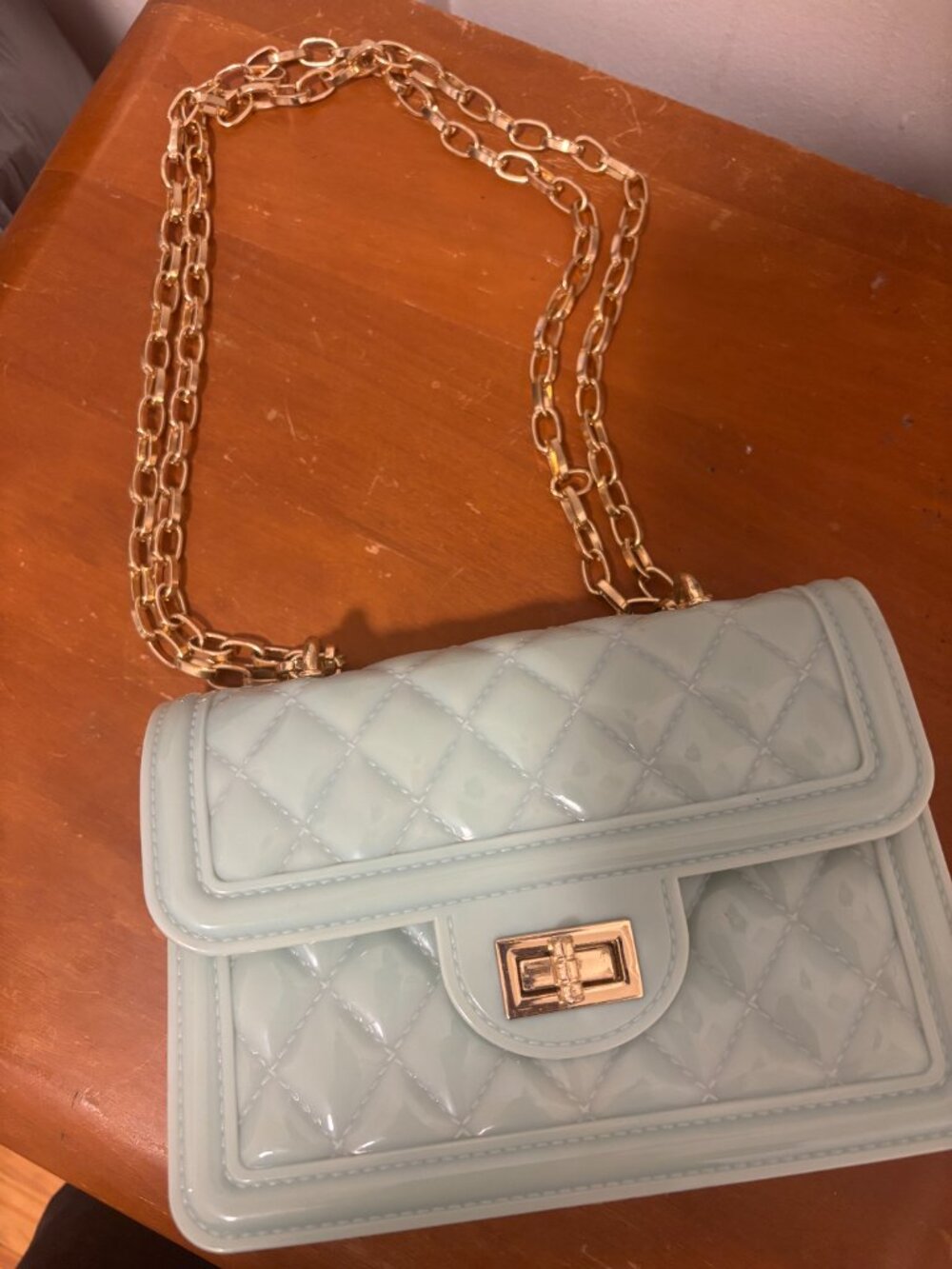 Mint Clutch Bag